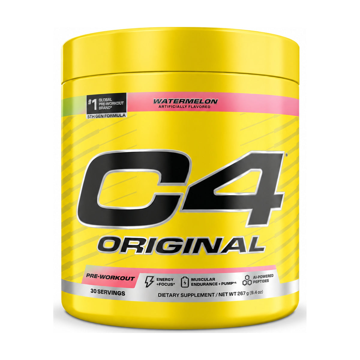 Cellucor C4 Original Pre-Workout – 30 Servings — Watermelon front
