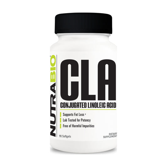 NutraBio CLA 800mg – 90 Softgels — product front