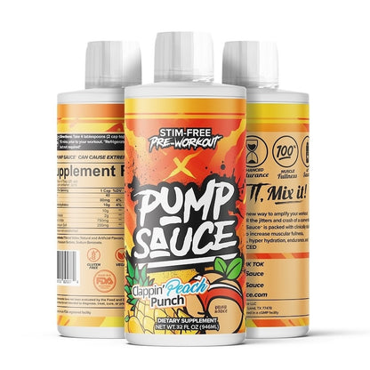 Pump Sauce Liquid Pre-Workout | Extreme Pump Formula – No Stims