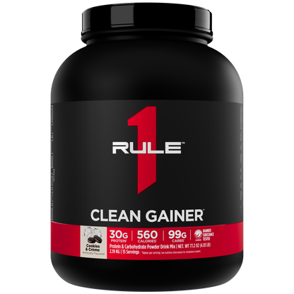 Rule 1 Clean Gainer – 15 Servings — Cookies & Creme