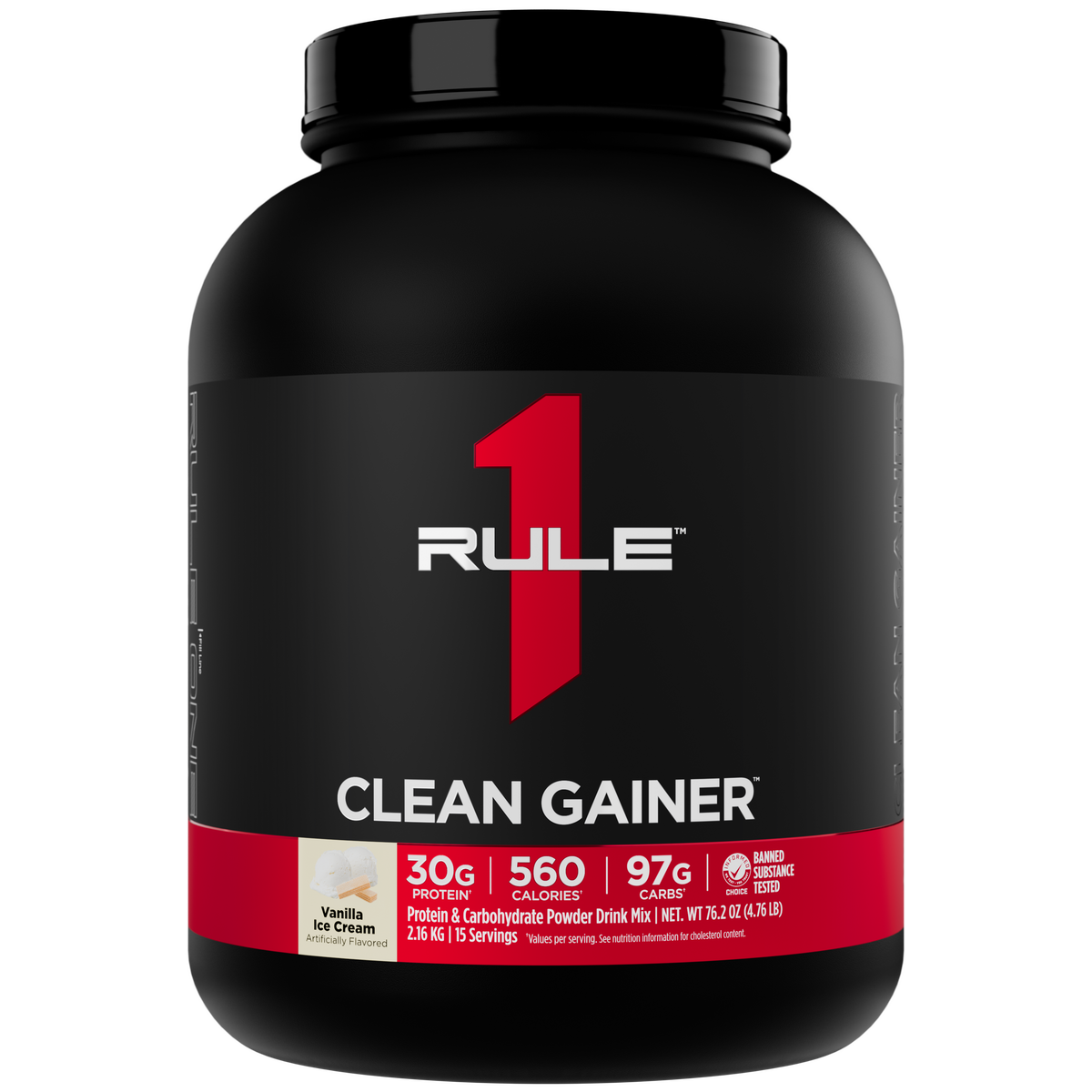 Rule 1 Clean Gainer – 15 Servings — Vanilla Ice Cream
