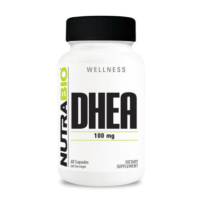 NutraBio DHEA 100 mg – Hormone Support & Vitality Supplement