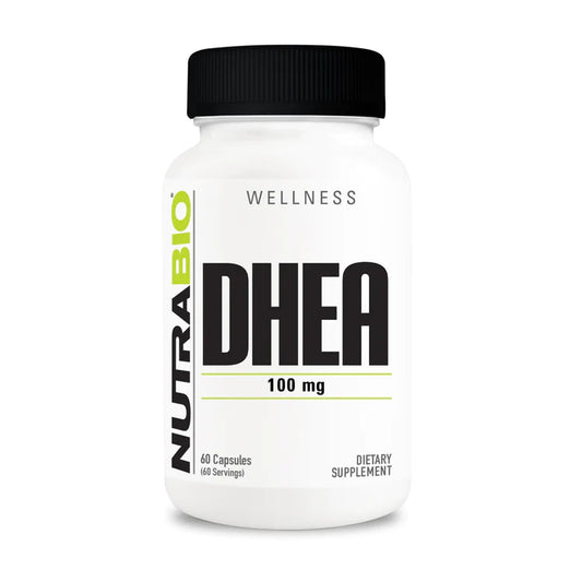 NutraBio DHEA 100 mg – Hormone Support & Vitality Supplement