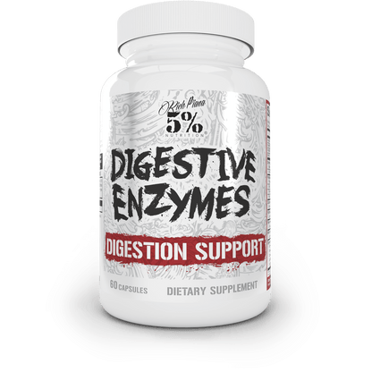 5% Nutrition Digestive Enzymes — bottle front