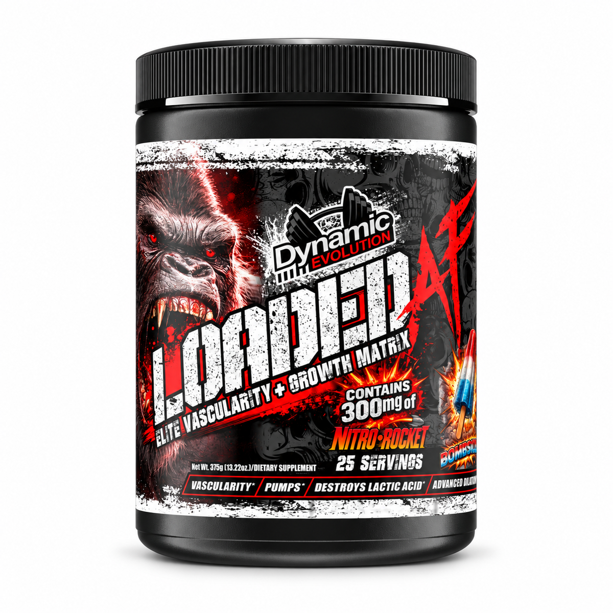 Dynamic Evolution Loaded AF — Bombsicle tub on white background