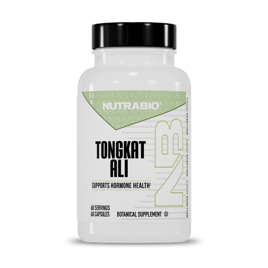 NutraBio Tongkat Ali LJ100 200mg 60 Capsules — product bottle