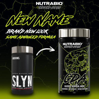 Unbound Supplements NutraBio GDA – Advanced Glucose Disposal Agent for Carb Control, Insulin Sensitivity & Body Composition
