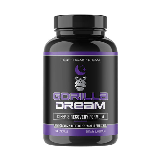Gorilla Mind Gorilla Dream 120 Capsules on a white background