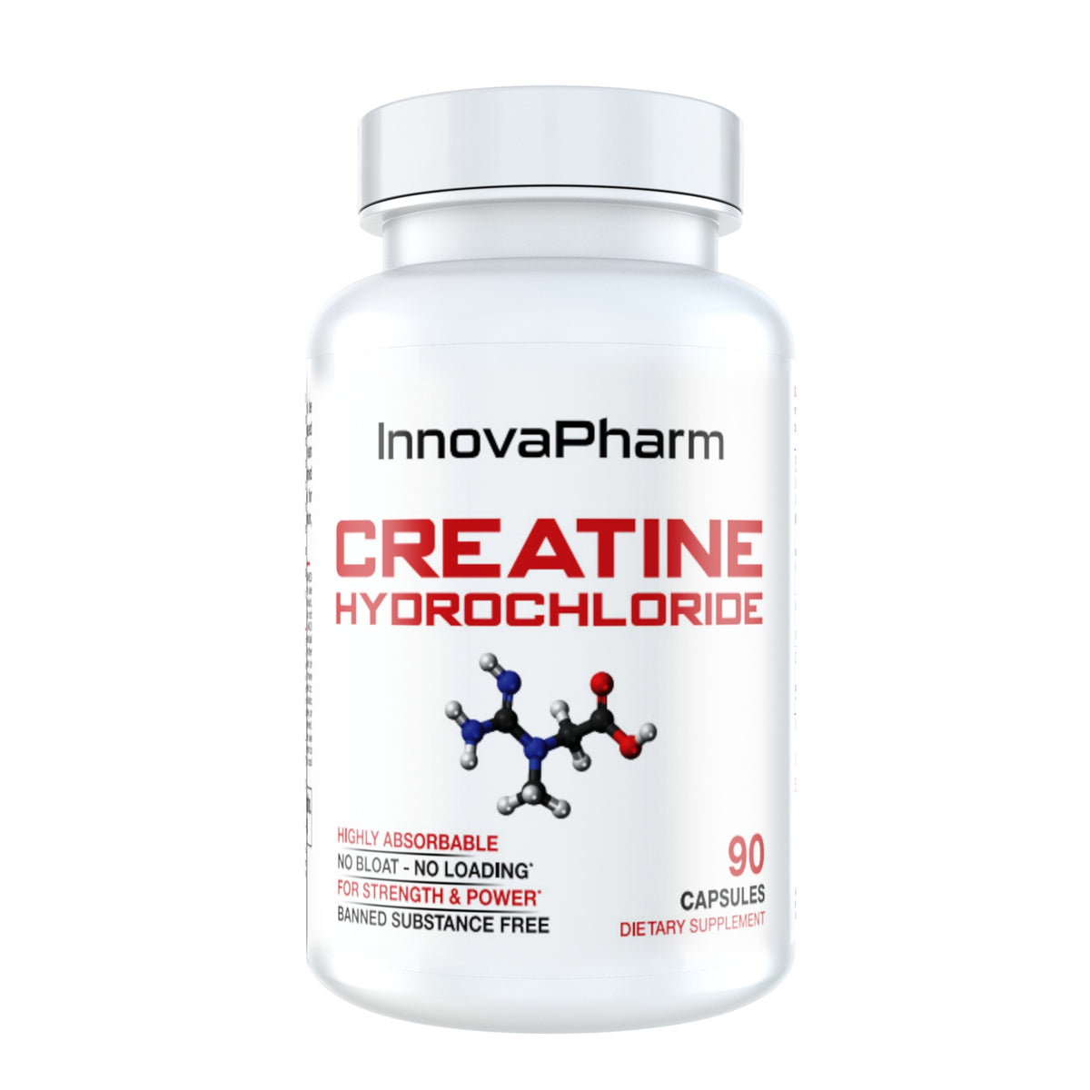 InnovaPharm Creatine HCl 90 Capsules – Bottle