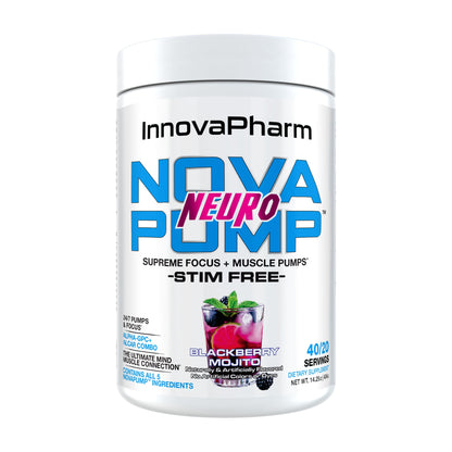 InnovaPharm NovaPump Neuro – 40 Scoops — Blackberry Mojito