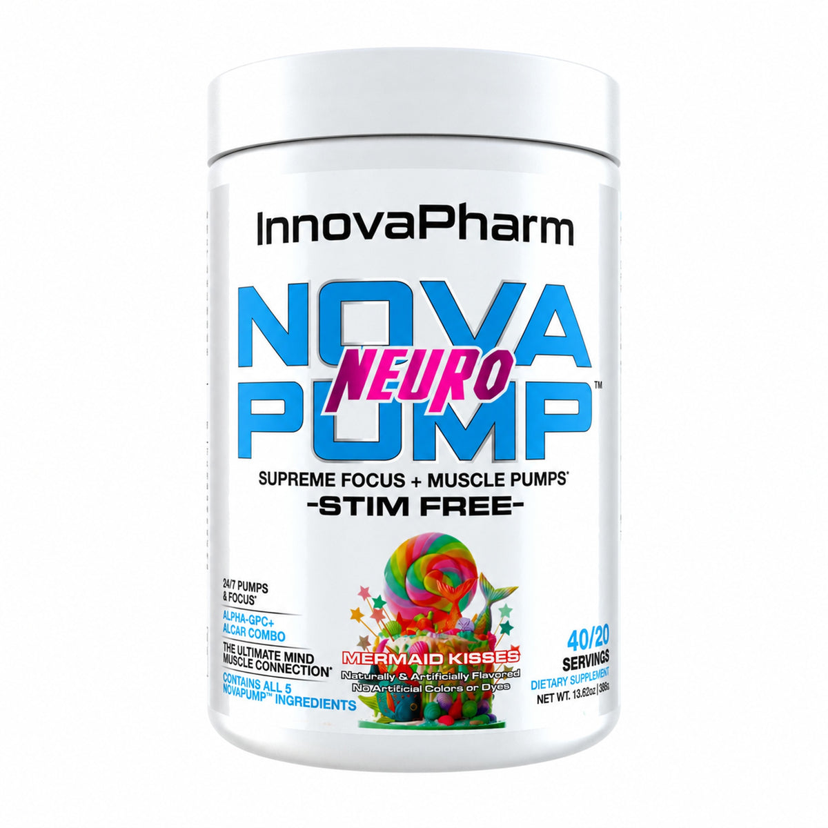 InnovaPharm NovaPump Neuro – 40 Scoops — Mermaid Kisses