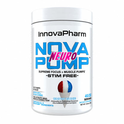 InnovaPharm NovaPump Neuro – 40 Scoops — Snow Cone