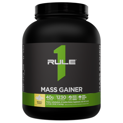 Rule 1 Mass Gainer – 8 Servings — Banana Crème