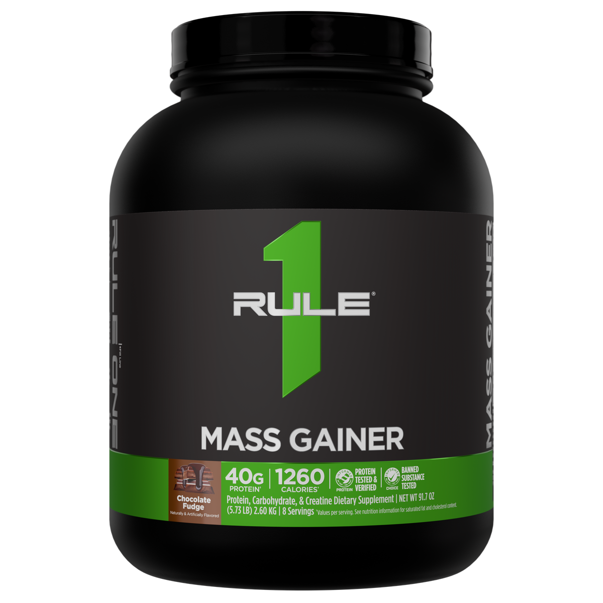 Rule 1 Mass Gainer – 8 Servings — Chocolate Fudge