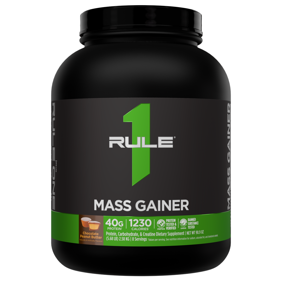 Rule 1 Mass Gainer – 8 Servings — Chocolate Peanut Butter