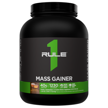Rule 1 Mass Gainer – 8 Servings — Chocolate Peanut Butter