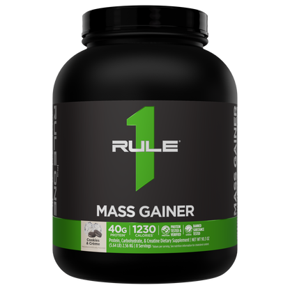 Rule 1 Mass Gainer – 8 Servings — Cookies & Creme