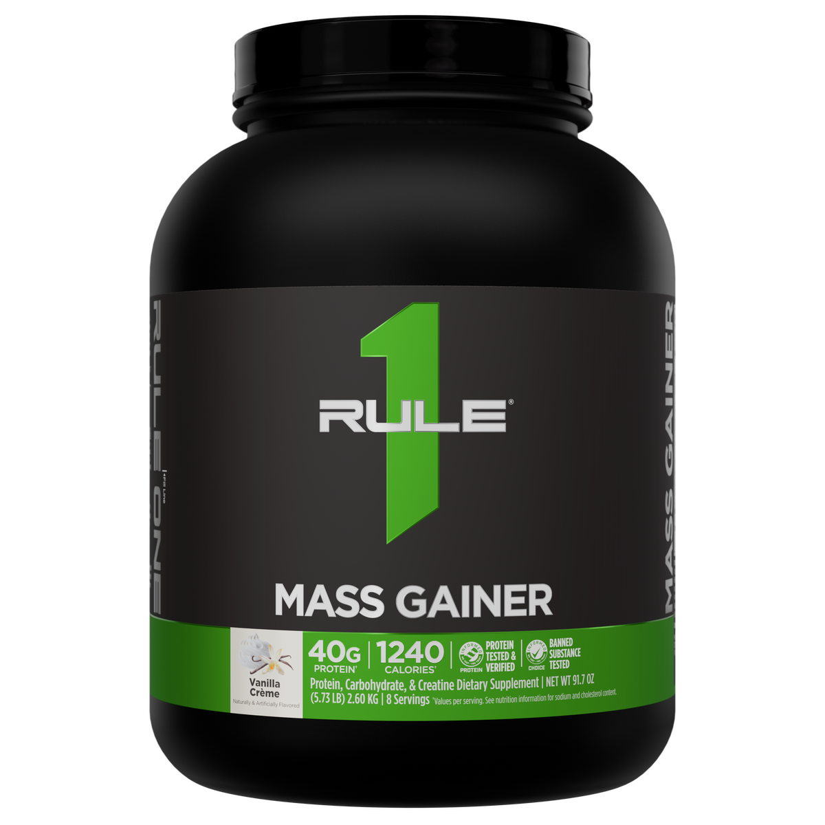 Rule 1 Mass Gainer – 8 Servings — Vanilla Creme