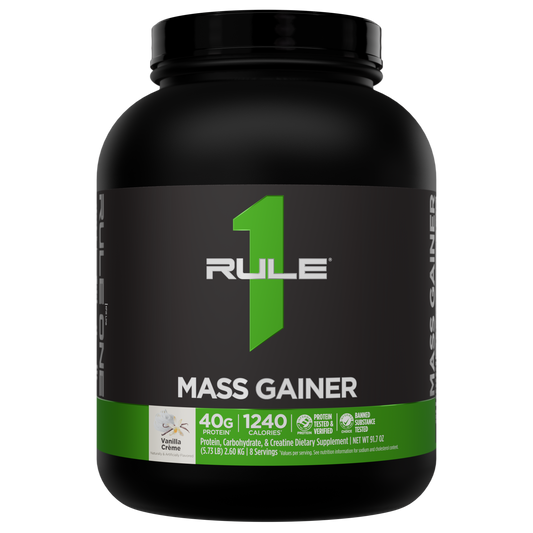 Rule 1 Mass Gainer – 8 Servings — Vanilla Creme