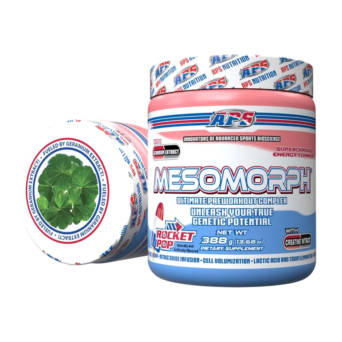 APS Mesomorph Pre-Workout – 25 Servings — Rocket Pop front