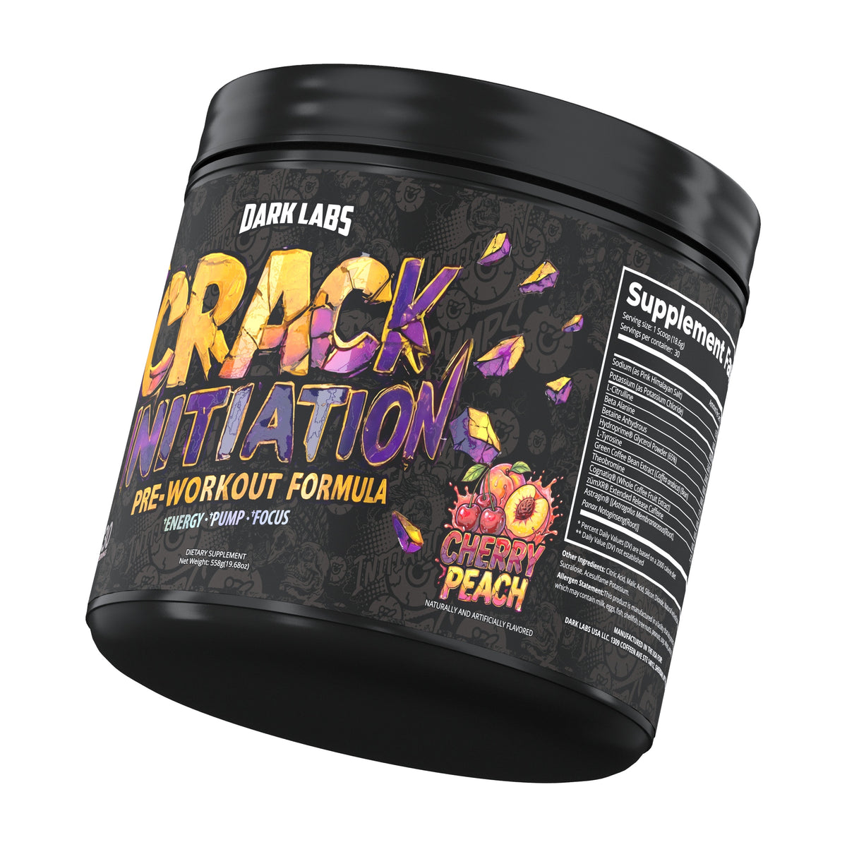 Dark Labs Crack Initiation — Supplement Facts and label information
