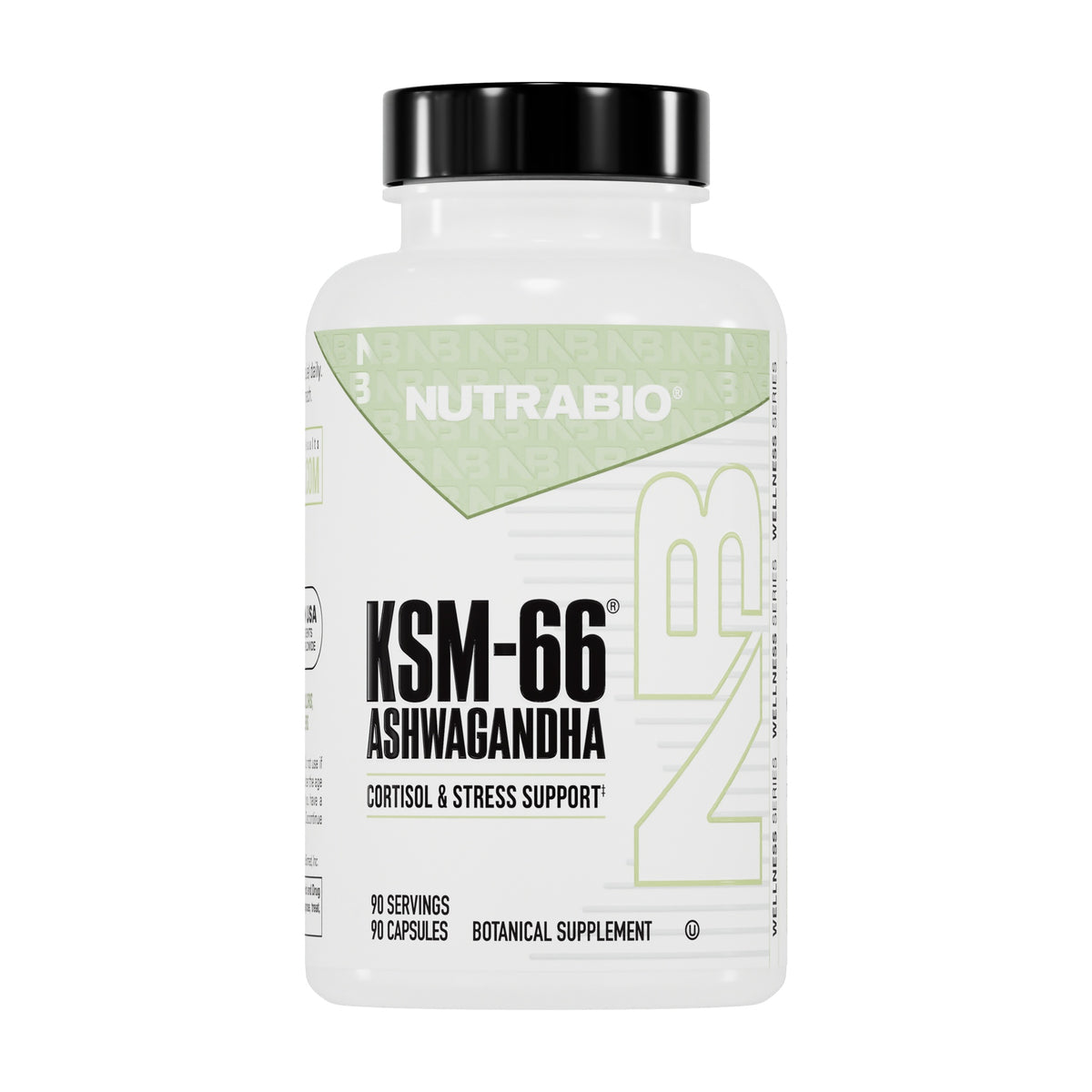 NutraBio KSM-66 Ashwagandha – 60 or 90 Capsules — 90 Capsules