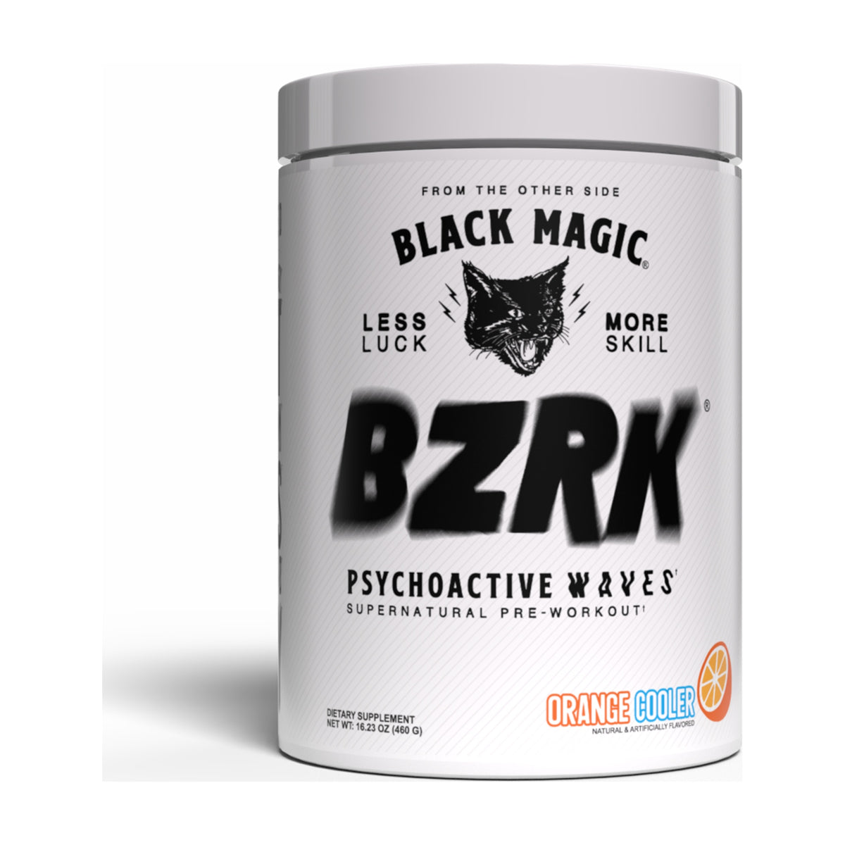 Black Magic BZRK Pre-Workout – 25 Servings — Orange Cooler — product container