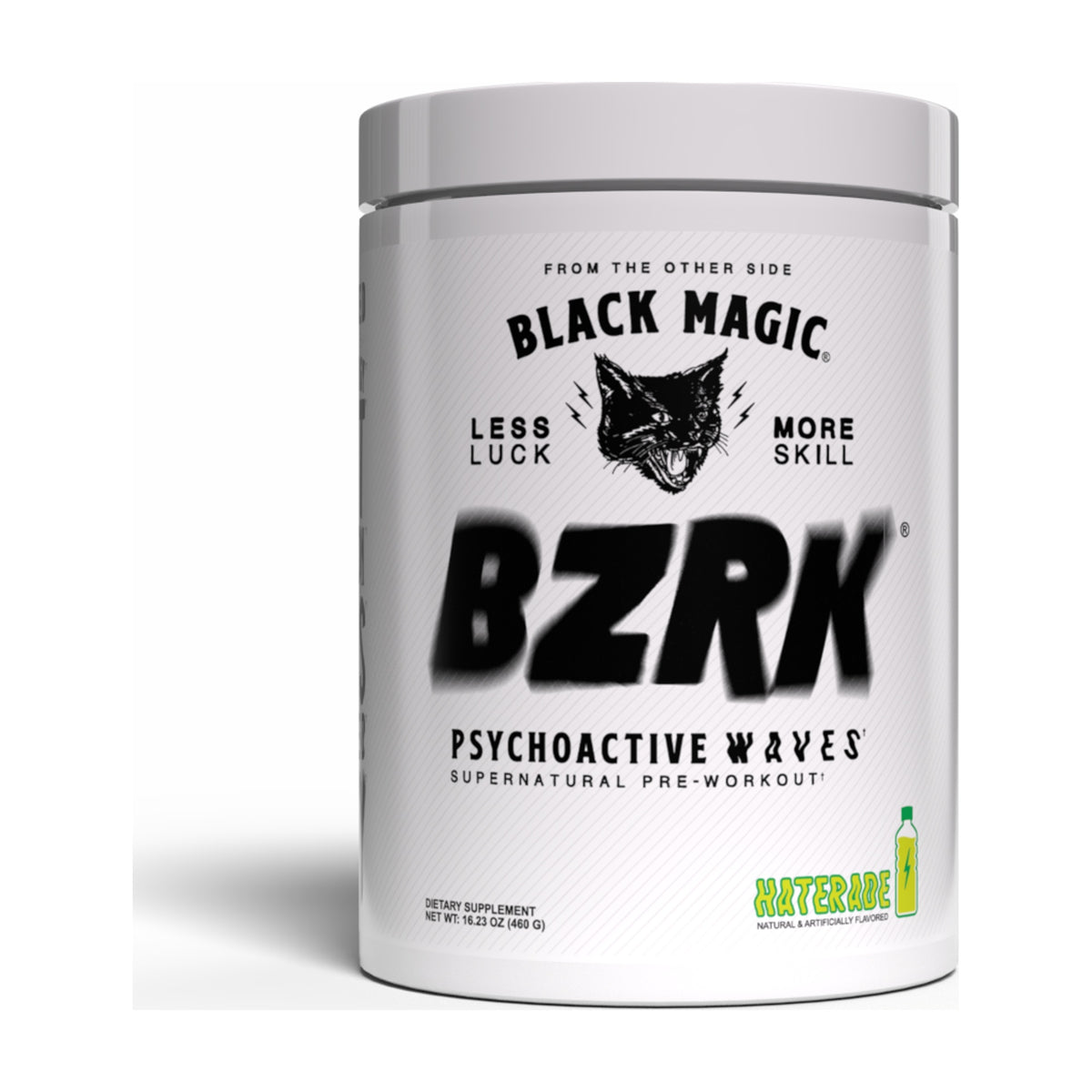 Black Magic BZRK Pre-Workout – 25 Servings — Haterade — product container