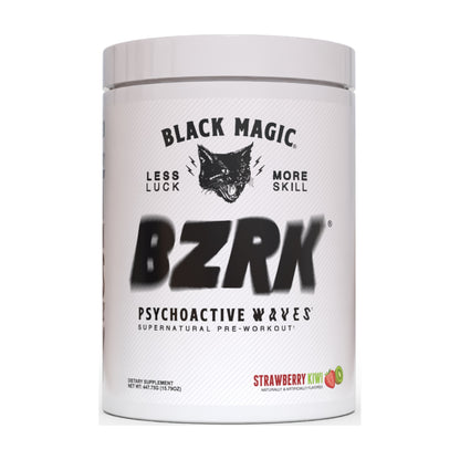 Black Magic BZRK Pre-Workout – 25 Servings — Strawberry Kiwi — product container