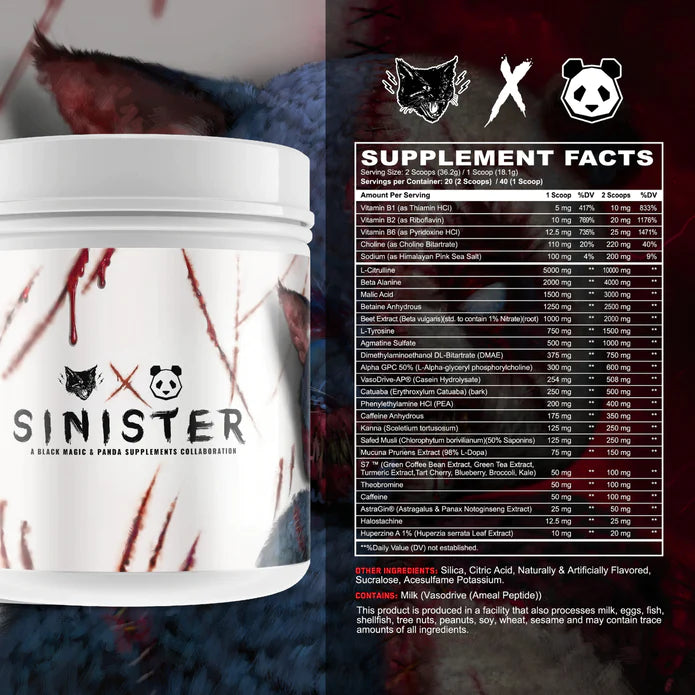 Panda Supplements & Black Magic | Sinister