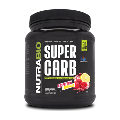 NutraBio Super Carb – 30 Servings — Raspberry Lemonade