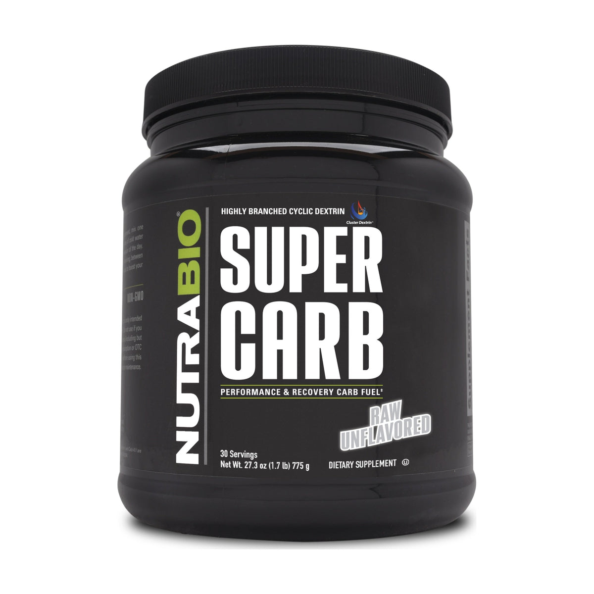 NutraBio Super Carb – 30 Servings — Unflavored