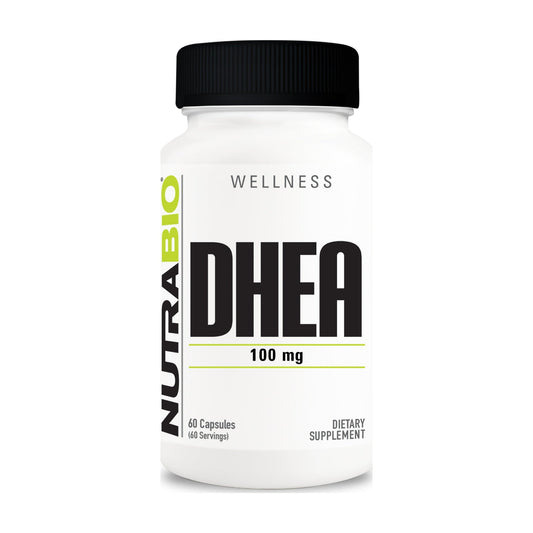 NutraBio DHEA 100mg – 60 Capsules — product container