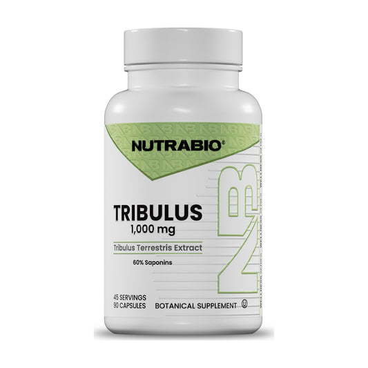 NutraBio Tribulus Terrestris – 90 Capsules — product container