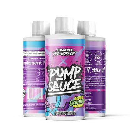 Pump Sauce Liquid Pre-Workout | Extreme Pump Formula – No Stims