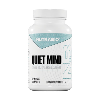 NutraBio Quiet Mind – 60 Capsules — product bottle