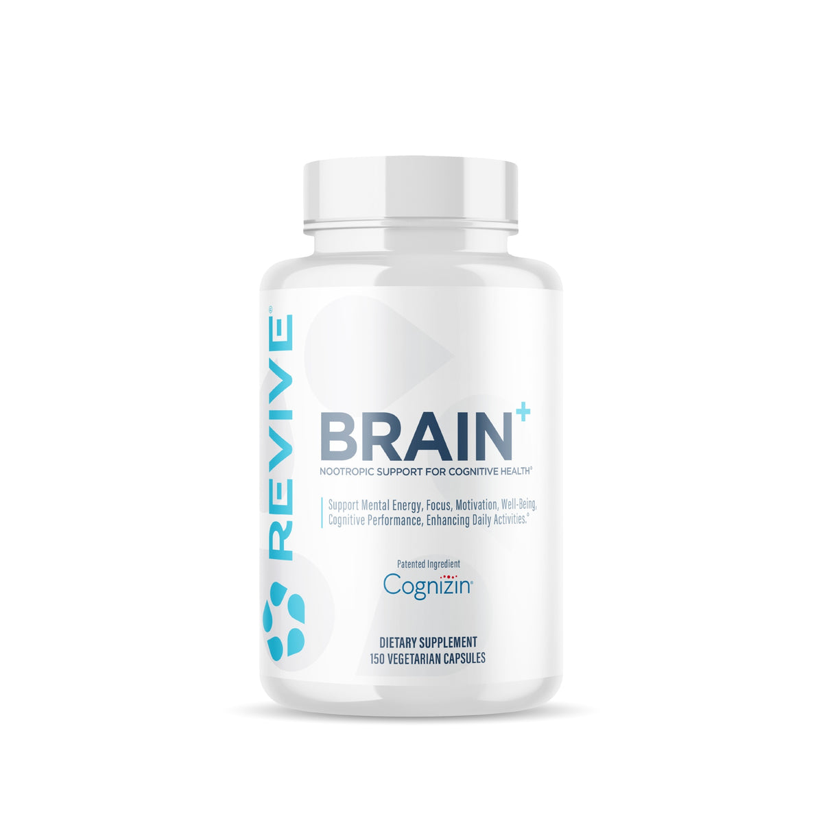 Revive Brain+ – bottle on a white background