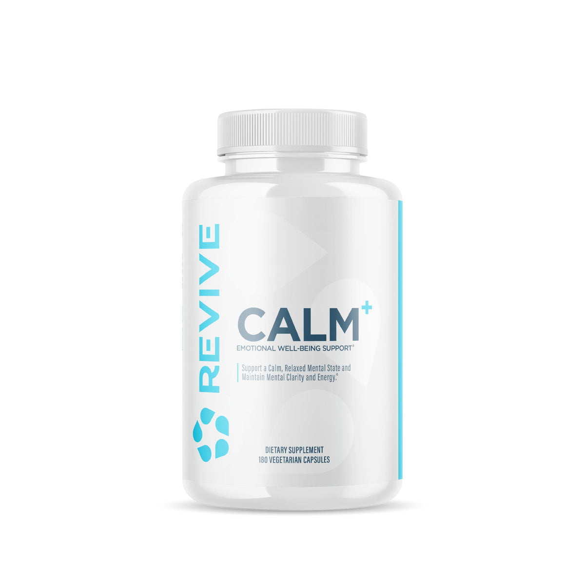 Revive Calm+ – 180 Capsules – bottle on a white background