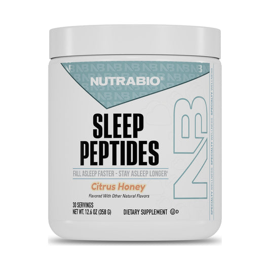 NutraBio Sleep Peptides Citrus Honey  product container