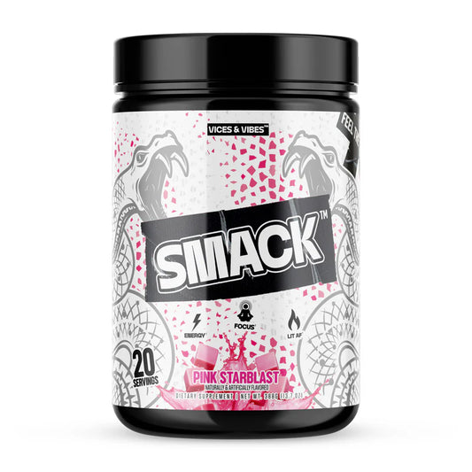 Vice & Vibes Smack Pre-Workout – High-Stim Energy, Focus & Mood Boost