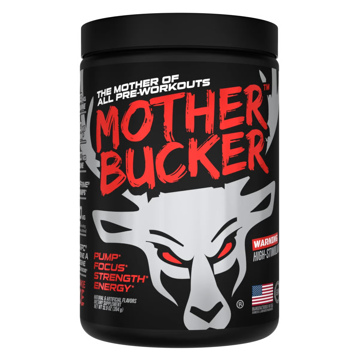 Bucked Up Mother Bucker Pre-Workout – Extreme Energy, Focus & Pumps