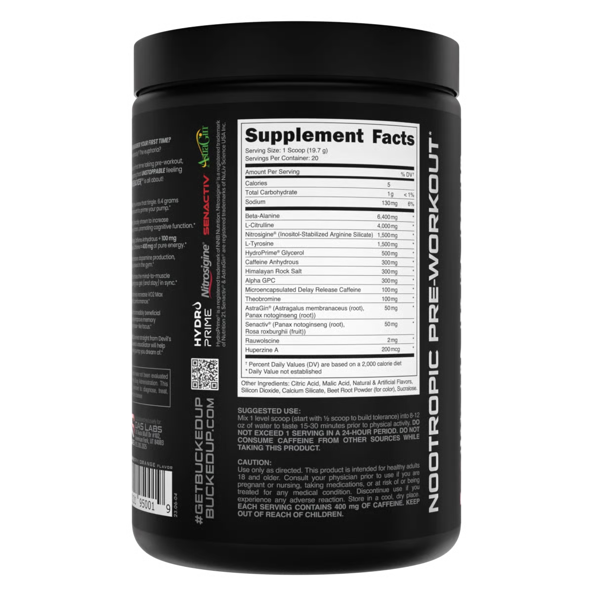 Bucked Up Mother Bucker Pre-Workout – Extreme Energy, Focus & Pumps