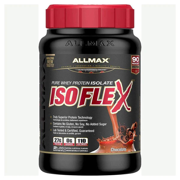 AllMax IsoFlex Whey Protein Isolate Product Image 2lbs Chocolate