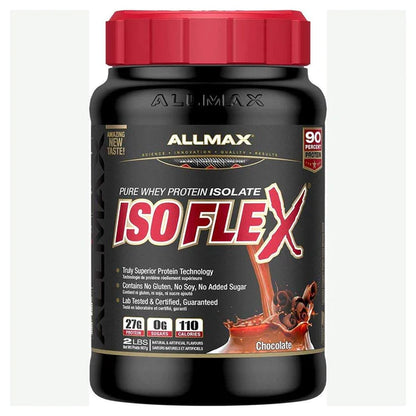 AllMax IsoFlex Whey Protein Isolate Product Image2lbs Chocolate