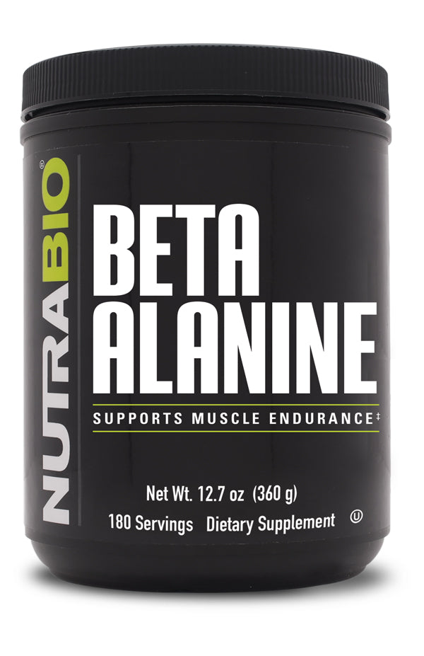 NutraBio | Beta Alanine Powder 360 Grams