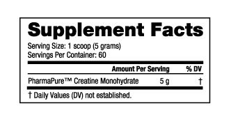 NutraBio | Creatine Monohydrate Powder (300 Grams)