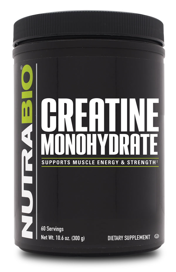 NutraBio | Creatine Monohydrate Powder (300 Grams)