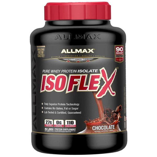 AllMax IsoFlex Whey Protein Isolate Product Image 5lbs Chocolate